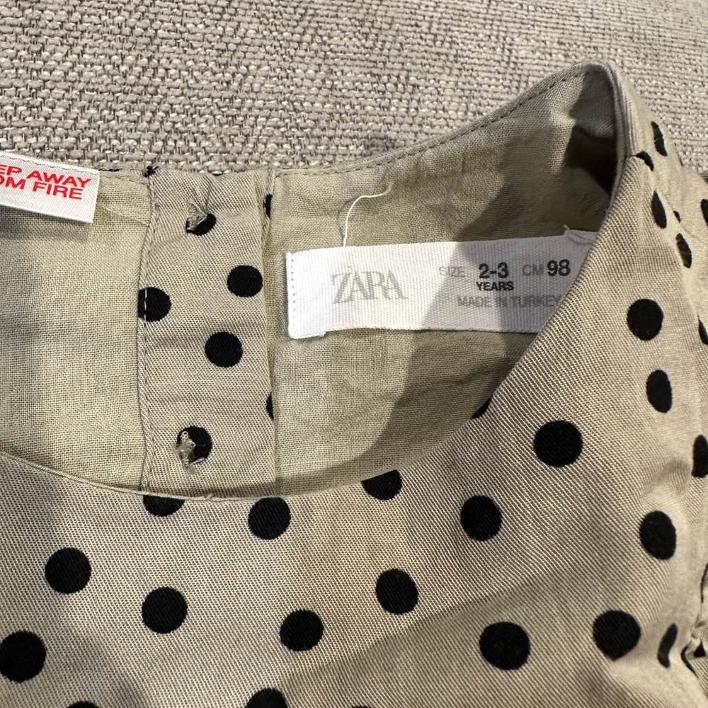 Zara polka dot dress